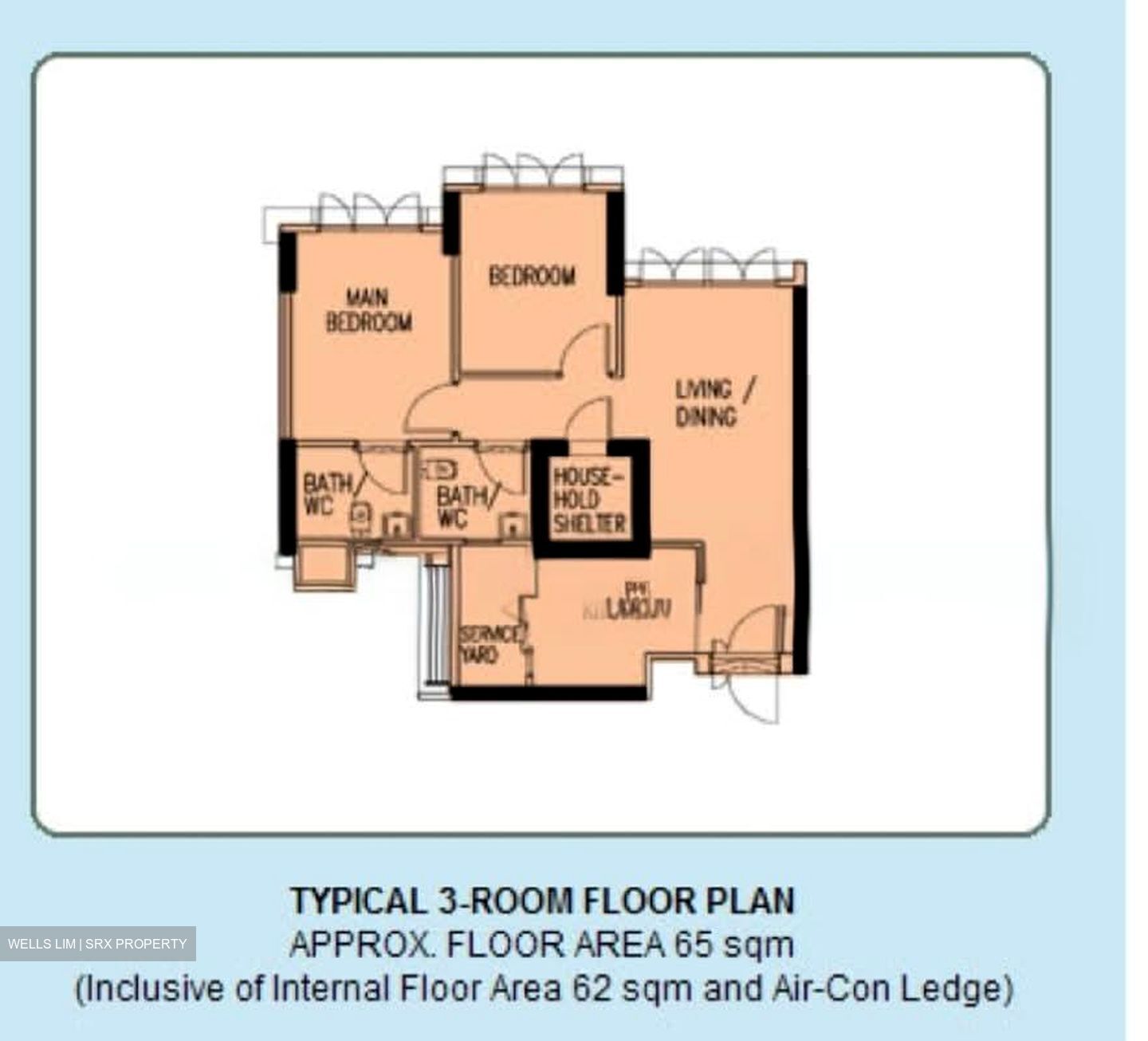 Blk 672B Waterway Banks (Punggol), HDB 3 Rooms #585041501